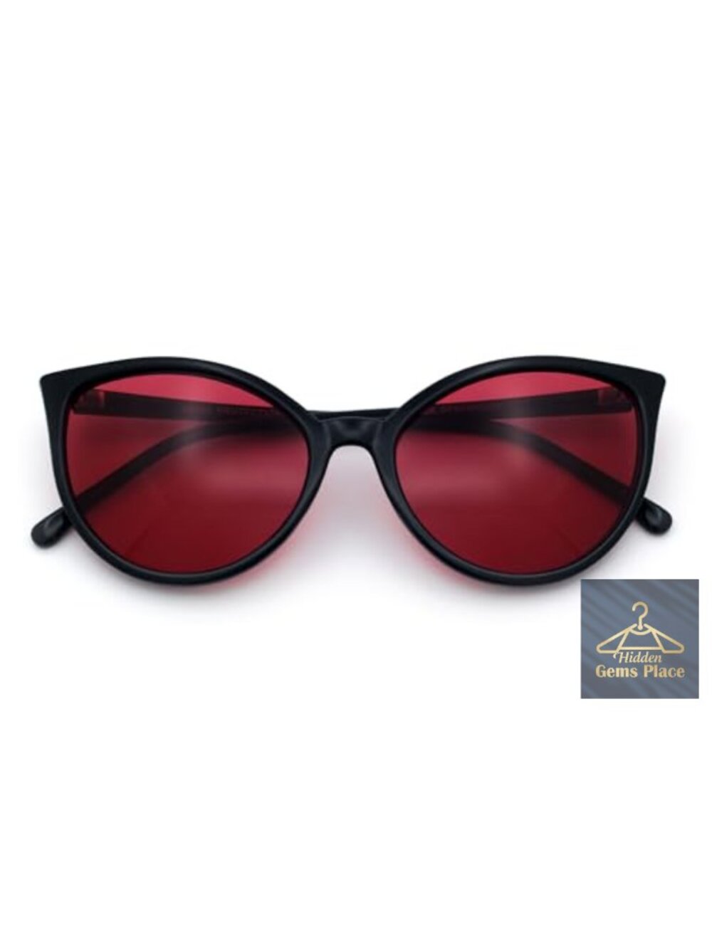Oversized Cat Eye Plastic Sunglasses UV400